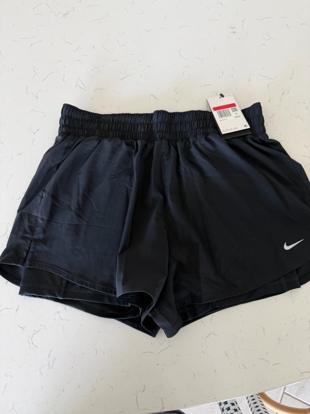 Nike Black Women's 2-in-1 Running Shorts